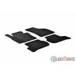 Original Gledring Passform Fußmatten Gummimatten 4 Tlg.+Fixing - Seat Cupra 2005->2013